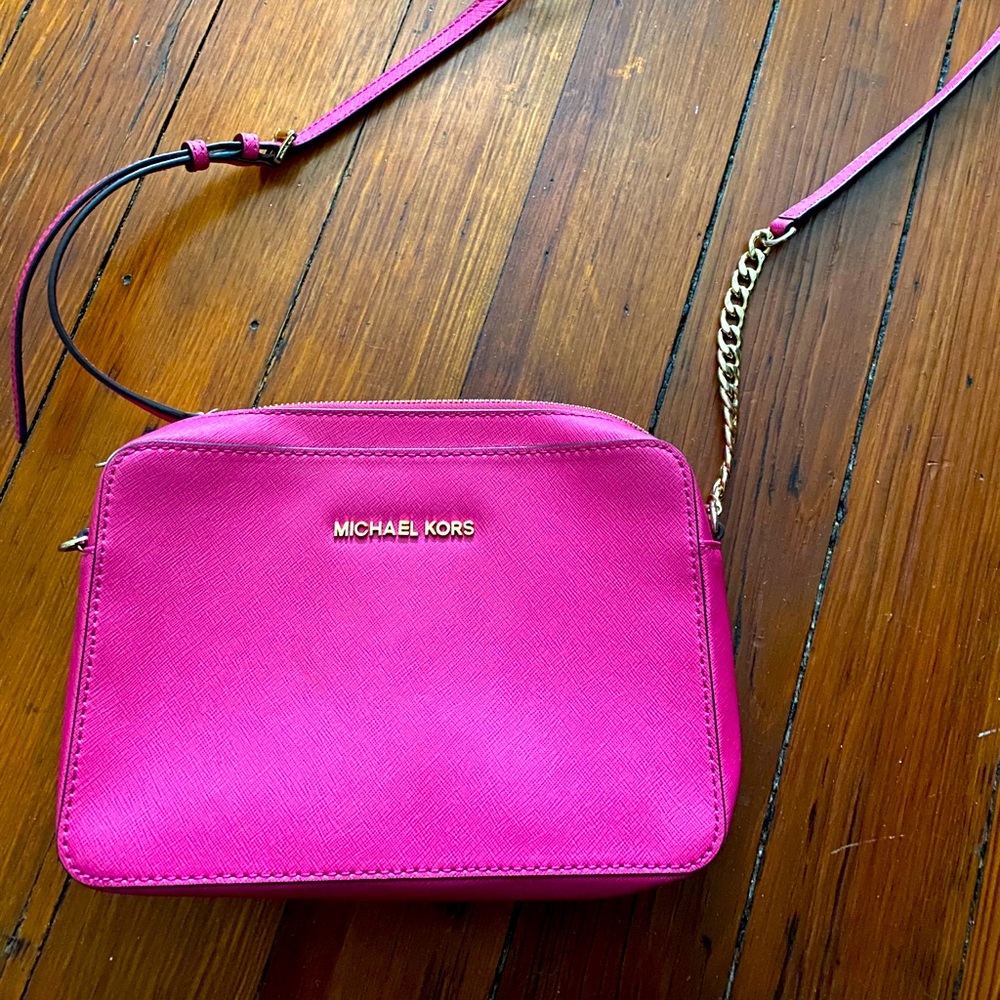 Michael Khors Hot Pink Satchel